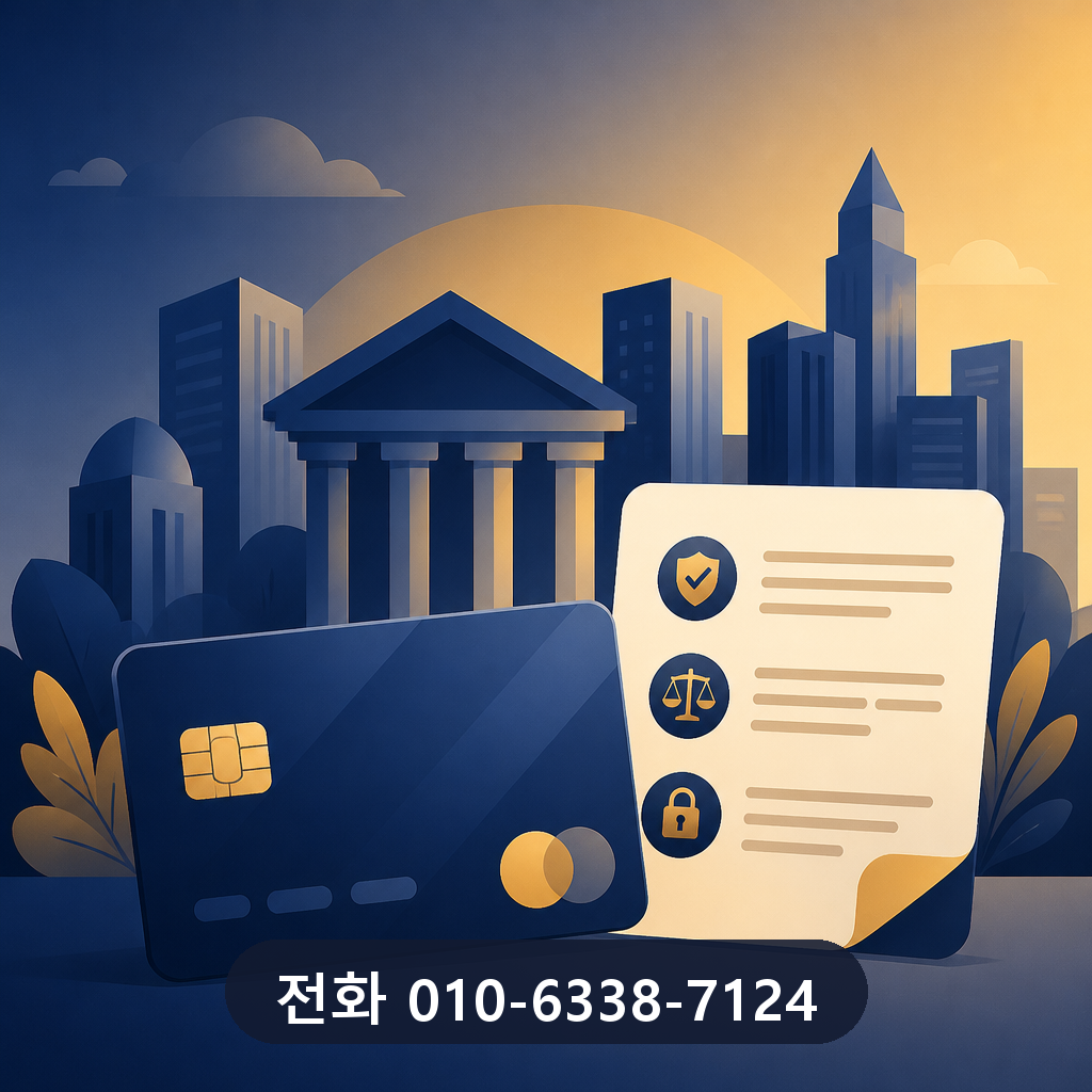 신용카드 현금화 대행사 카드사 약관 확인 이미지